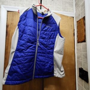 Eddie Bauer Blue and Gray Women's Vest